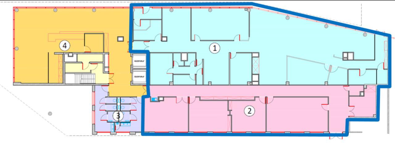 Bureau La Madeleine 1242m² Location bureau La Madeleine Nord OLBUR2114243 10